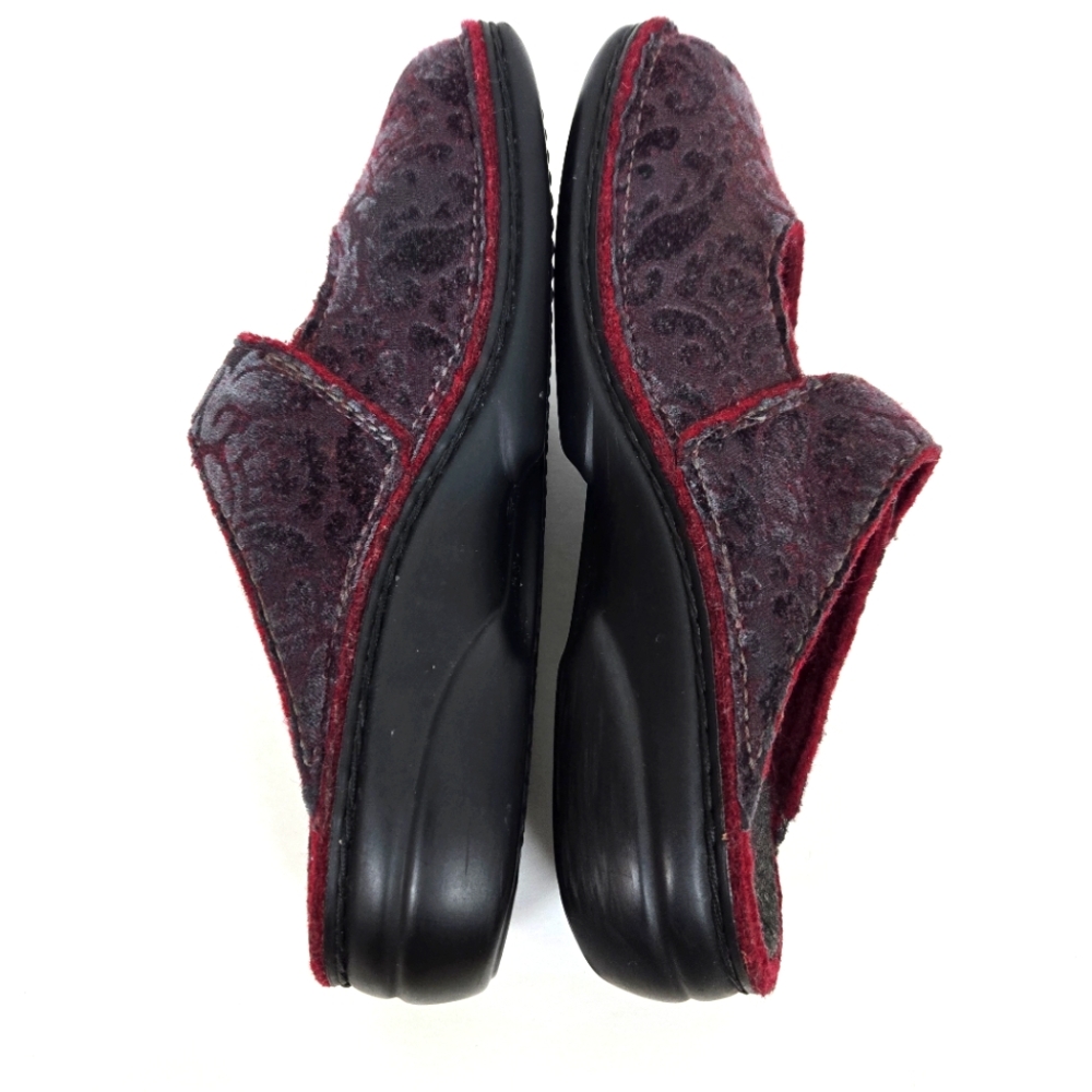 FINN COMFORT Embossed Fabric Clogs - Picture 6 of 14